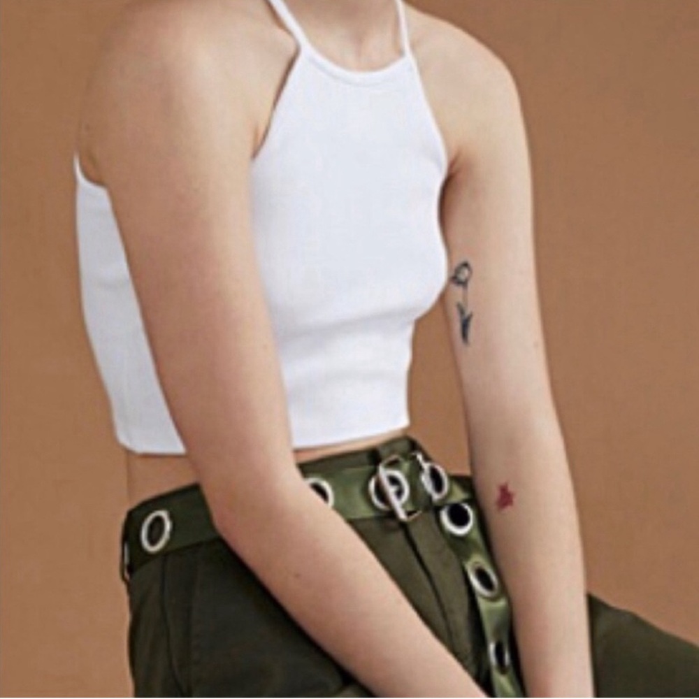 ❤️Cropped cotton halter tank top - Free with purchase